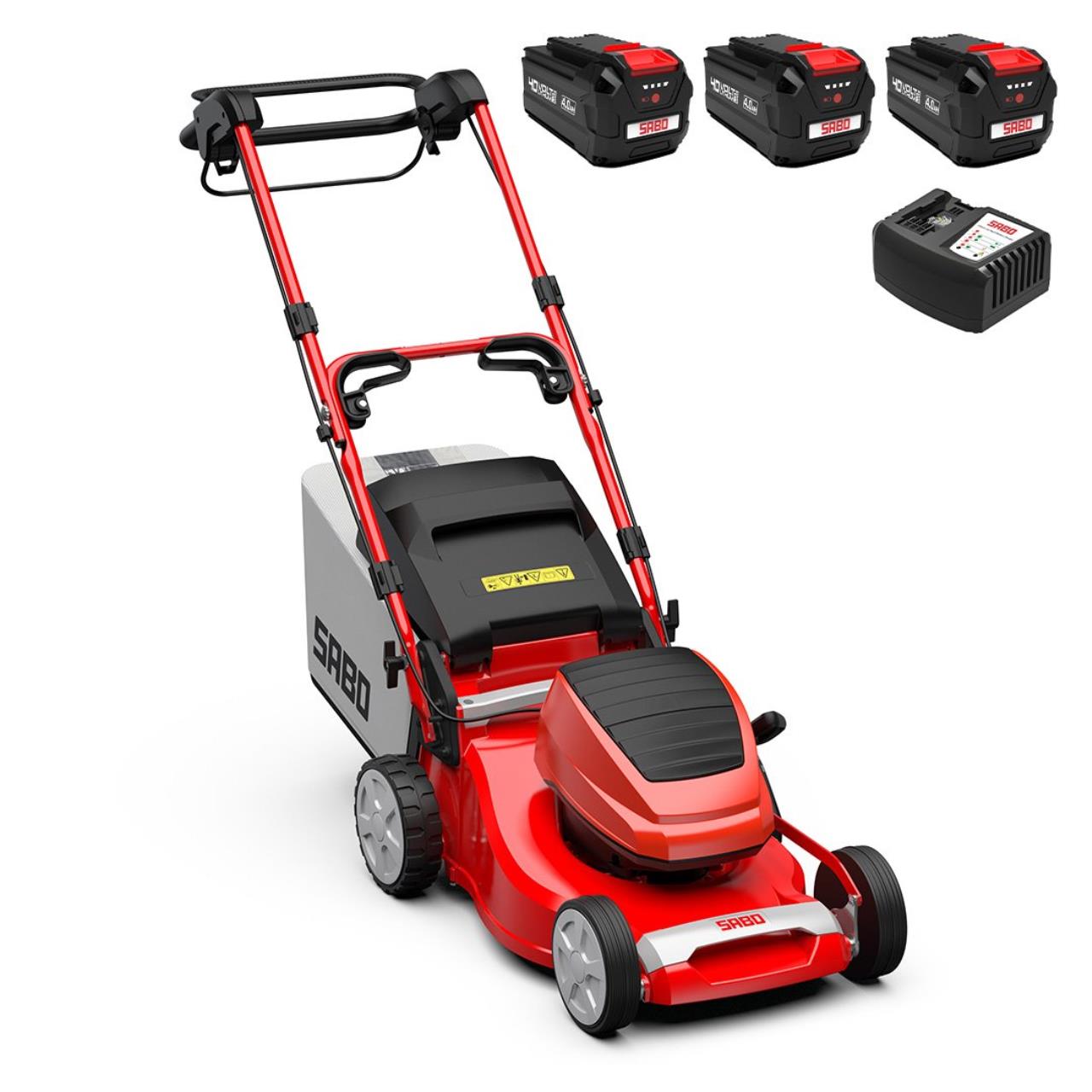 Akku-Rasenmäher 43-ACCU VARIO Aktionsset - inkl. 3x 4 Ah Akku und Schnelllader