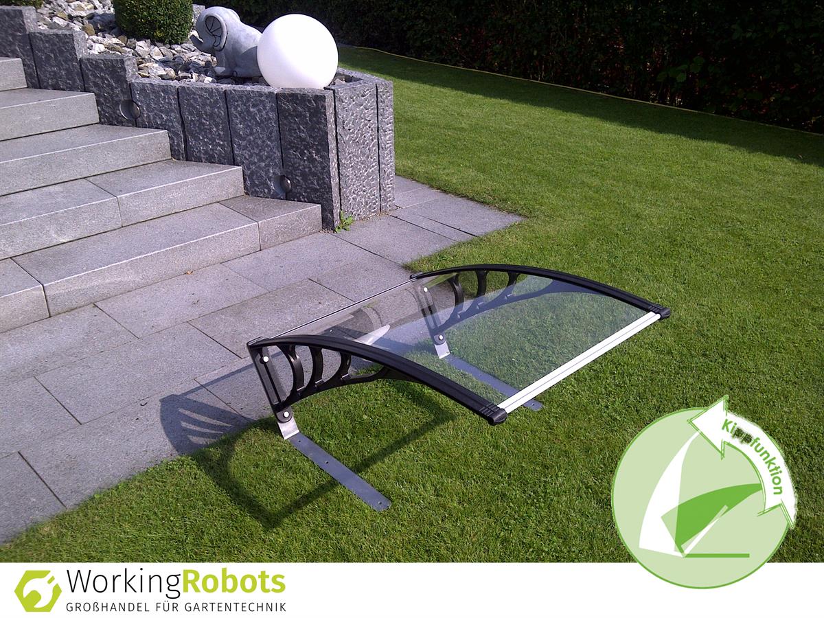 Mower-Dach durchsichtig mit Kippfunktion