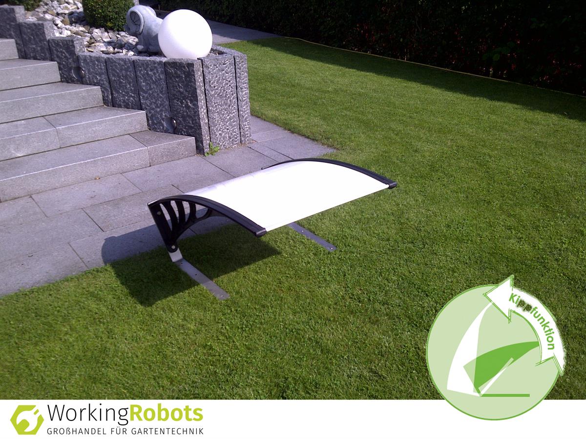 Mower-Dach weiß mit Kippfunktion